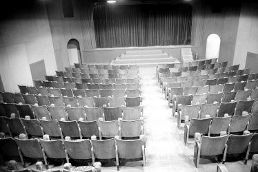 Leamington Spa.  Loft Theatre interior
