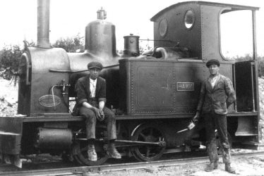 Harbury.  Quarry steam railway engine