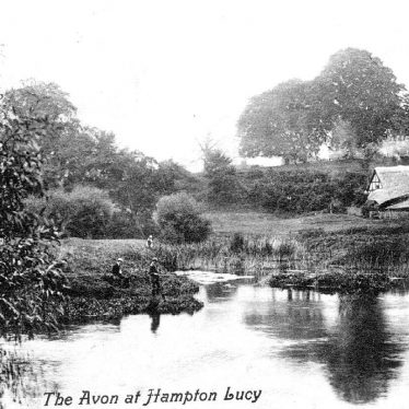 Hampton Lucy.  River Avon
