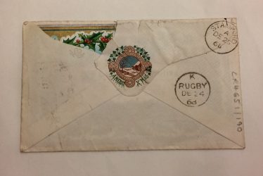 A Christmas Card With a King's Newnham and Church Lawford Link, 1868