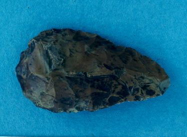 Findspot - Palaeolithic flint handaxe