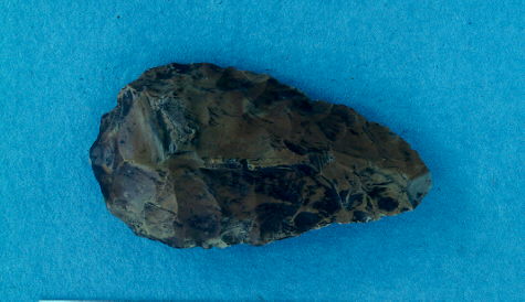 A Palaeolithic handaxe from Welford on Avon | Warwickshire County Council