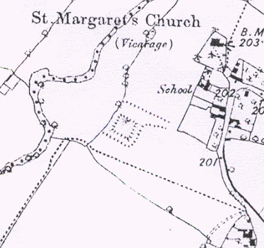 A Medieval moat on the 1886 Ordnance Survey map at Hunningham | Open