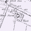 Moat at Moat Cottages (formerly Moat Farm), Honiley.