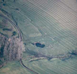 Earthwork remains of settlement at Upper Shuckburgh 100m E of Back Lodge