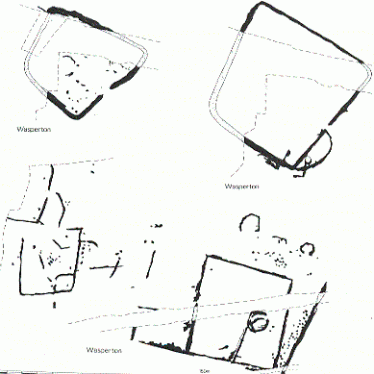 Plan of several Iron Age settlements, Wasperton | Warwickshire County Council