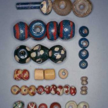 Migration period beads from Wasperton | Warwickshire County Council