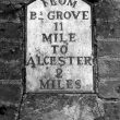 Imperial milestone, Coughton.