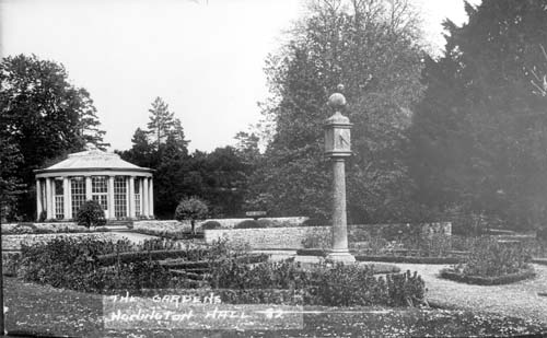 A view of the gardens at Honington Hall, Honington | Warwickshire County Council