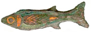 A Roman brooch in the shape of a fish, found during an excavation in Gas House Lane, Alcester | Warwickshire County Council