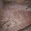 Medieval tiled floor, Guy's Tower, Warwick Castle