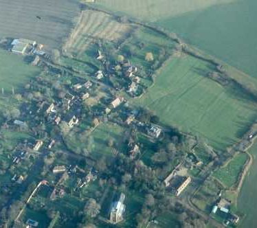 Earthworks showing the extent of previous settlement at Leamington Hastings | Warwickshire County Council