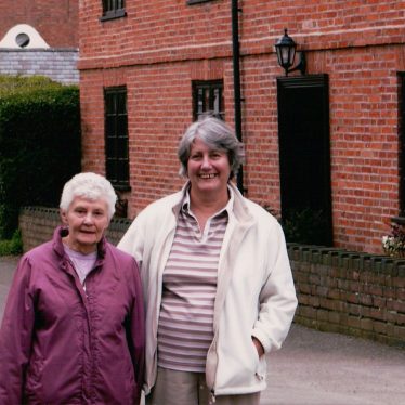 Kath Edwards and Pam Skinner in front of Churchview, Brookside, Stretton on Dunsmore. Kath Edwards and Pam Skinner in front of Churchview, Brookside, Stretton on Dunsmore. | Image courtesy of Pam Skinner.