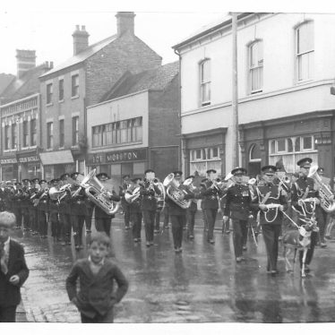 Church Street, Nuneaton. Celebration of Queen's Coronation, 1953. | Image courtesy of Colleen Warren / Nuneaton Memories
