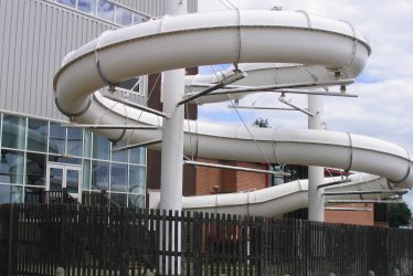 Water Chute at the Ken Marriott Leisure Centre Rugby