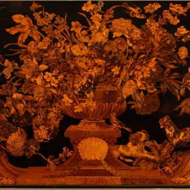 Panel by Andre-Charles Boulle, Warwick Cabinet. | Image courtesy of the Bowes Museum.