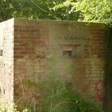Pillbox near Radford Semele Bridge. | Image courtesy of William Arnold