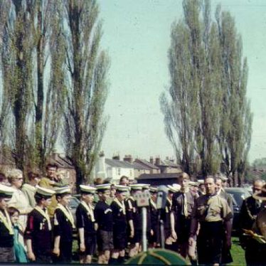 2nd Warwick Sea Scouts in the park. | Image courtesy of the 2nd Warwick Sea Scout Group's archives.