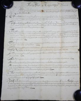 A more formal presentation of George Lucy's observations. | Warwickshire County Record Office reference L6/1639