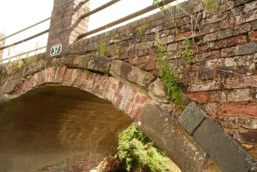 Typical Contour Canal Bridge Near Hungerfield, and World War 2 Defences