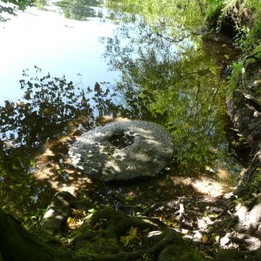 Discarded millstone in 