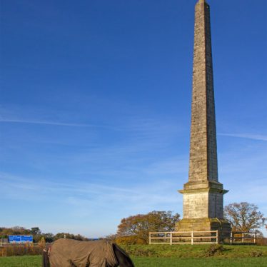Obelisk 100m SW of Obelisk Farm, Umberslade. | Image courtesy of Ian T