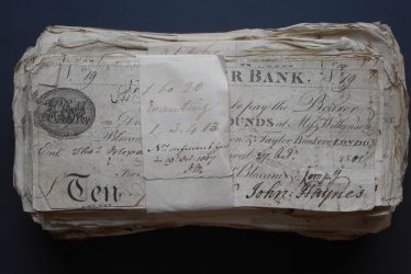 Alcester Bank Banknotes, 1801-1802