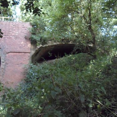 A photograph I took in 2014, by way of tracing what remains to be seen of Brindley's aqueduct in Brinklow. (Incidentally, an admiring description of it appears in a letter to the 'Oxford Journal' of 11 January 1772) | Image courtesy of Victoria Owens