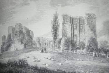 Kenilworth. View of Kenilworth Castle From the Gate-House