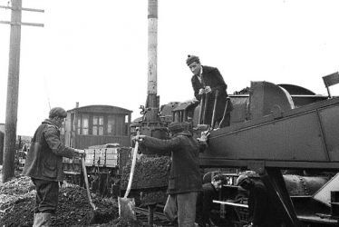 Rugby. Track Relaying South of Rugby Central