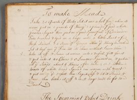 The mead recipe from the Waller collection | Warwickshire County Record Office reference CR0341/300