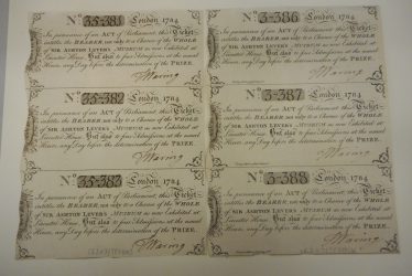 Rare Lottery Tickets in Warwickshire
