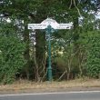 Milepost near Little Wolford
