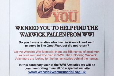 Warwick War Memorial: Finding the Stories Behind the Names