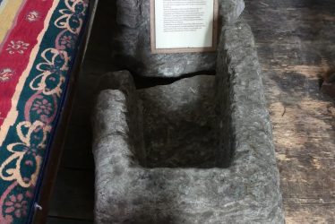 St Gregory's Offchurch. An Ancient Stone Coffin