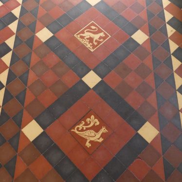 The floor at St Gregory's, Offchurch, 2018. | Image courtesy of Caroline Irwin