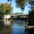 The Mill Suspension Bridge, Leamington. A Wishing Weir Perhaps?