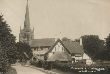 Ladbroke.  Church and Cottages