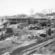 Warwick.  Brooks House, During Construction