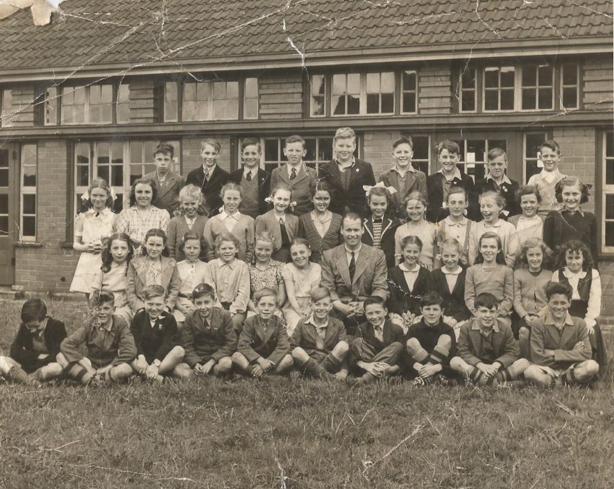 Binley infant school. Mr Clark's class, 1943/1944. | Image courtesy of Frank Redfern