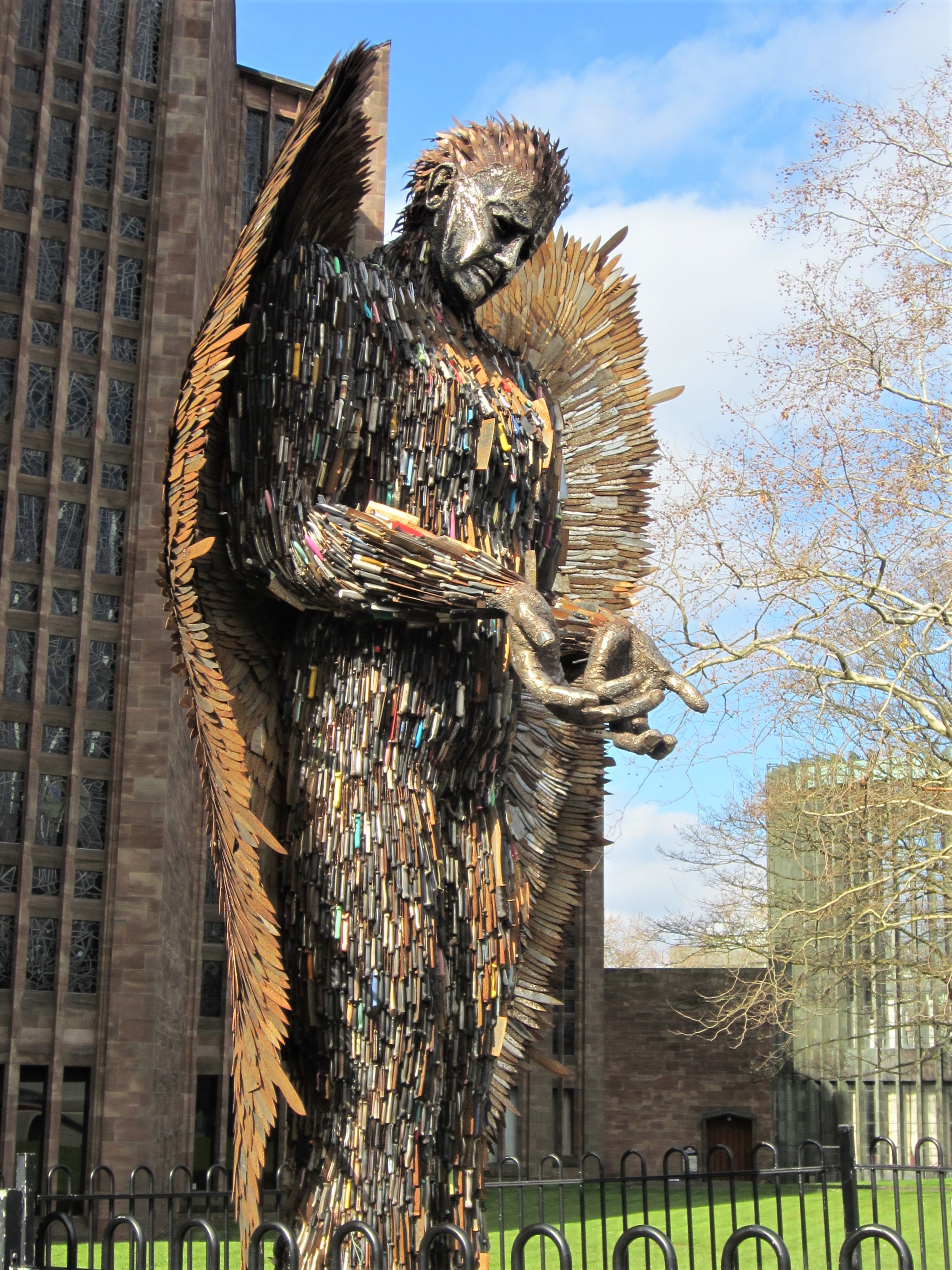 The Knife Angel In Coventry Set In Context Our Warwickshire