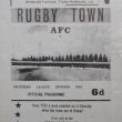 Rugby Town AFC Programme