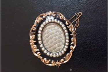 A Mourning Brooch - Stoneleigh