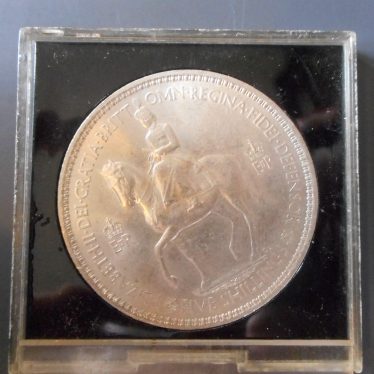 Warwickshire in 100 Objects: Coronation Five Shilling Coin