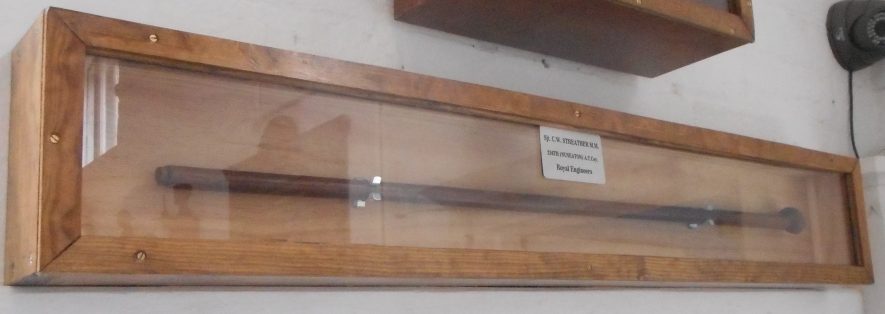 Walking stick used by Sergeant Charles Streather | Image courtesy of Chilvers Coton Heritage Centre