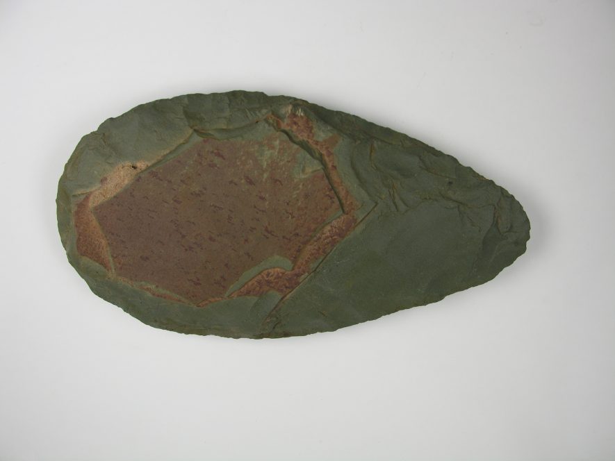 A handaxe from Bubbenhall. | Image courtesy of Heritage & Culture Warwickshire