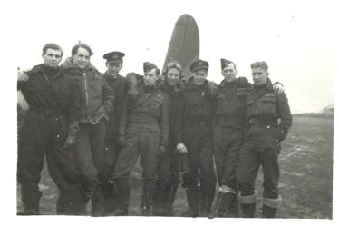 Hockley Heath.  Edgar Thomas [Tom] Abbott at Airfield