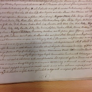 Slavery Documents in the Warwick Castle Archive