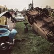 King's Coughton.  Vehicle Accident