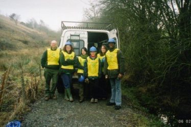 Conservation work at Mancetter Quarry